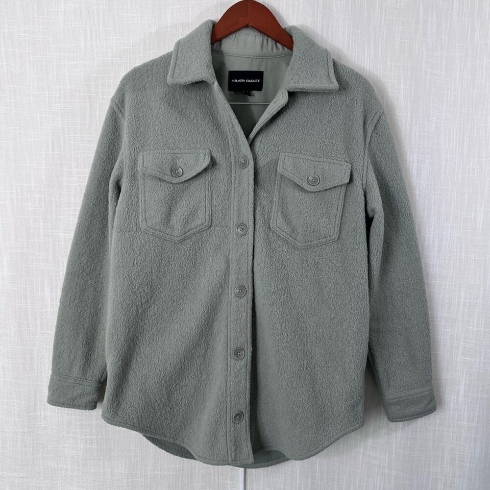 Hilary Radley Heavyweight Shirt Jacket Shacket Coat Size S